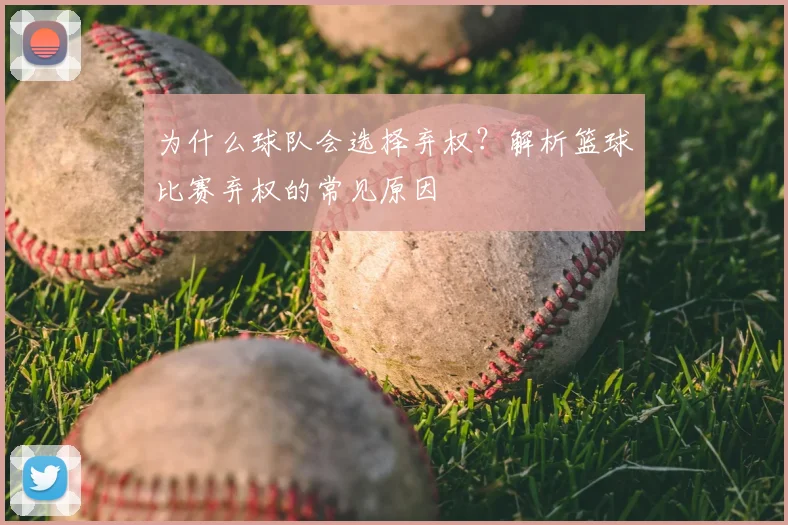 为什么球队会选择弃权?解析篮球比赛弃权的常见原因