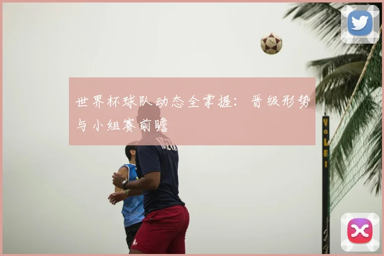 世界杯球队动态全掌握：晋级形势与小组赛前瞻